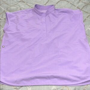 Women’s Figs Rafaela Oversized Scrub Top Lavender Purple sz Small
